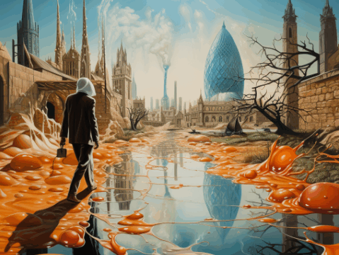 A sunny day in London